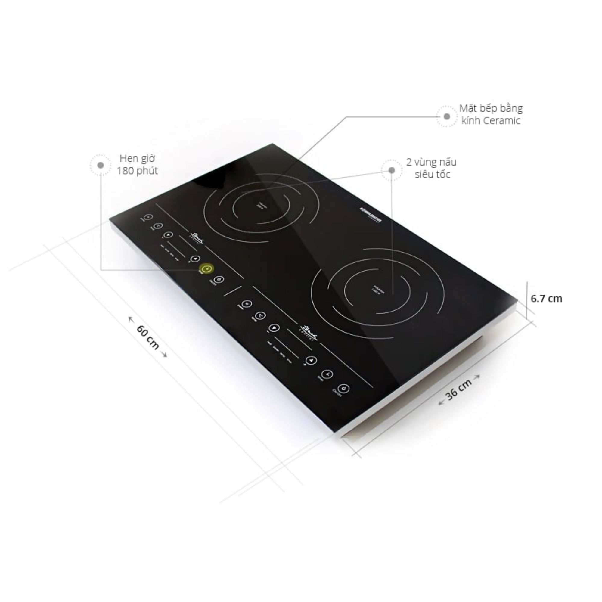 Bếp Từ Đôi Rommelsbacher CT 3410 IN - Điểm Nhấn Sang Trọng Cho Gian Bếp