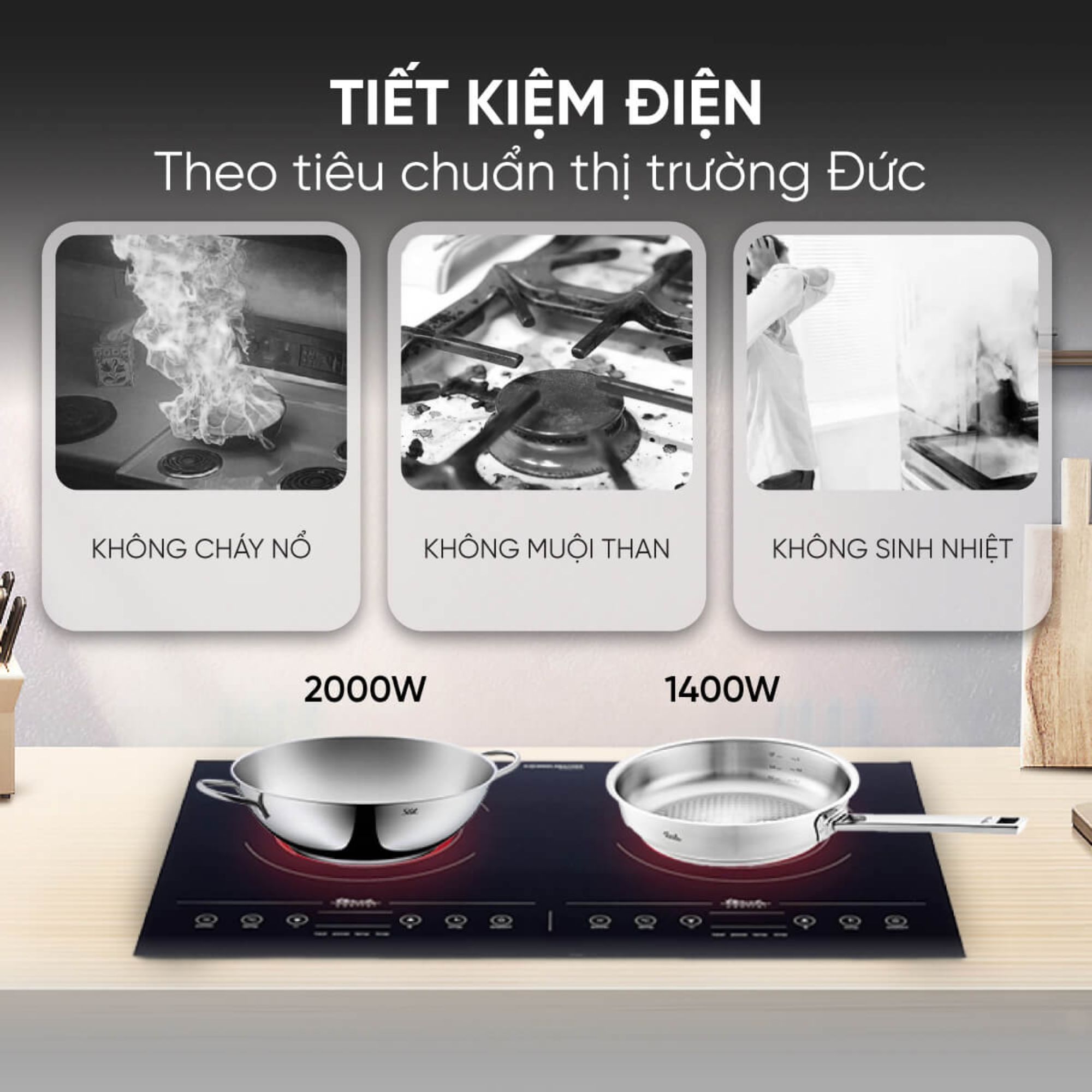 Bếp Từ Đôi Rommelsbacher CT 3410 IN - Điểm Nhấn Sang Trọng Cho Gian Bếp