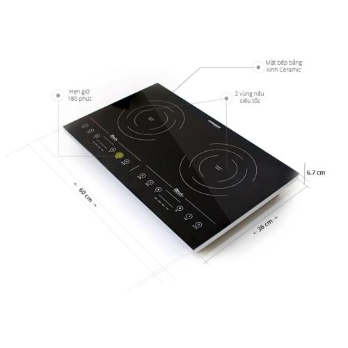 Bếp Từ Đôi Rommelsbacher CT 3410 IN - Điểm Nhấn Sang Trọng Cho Gian Bếp