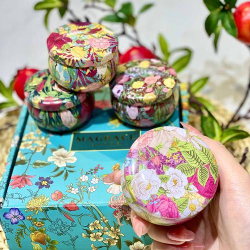 Set 4 Nến Thơm MAGRACE Paris - Bản Giao Hưởng Mùi Hương Của Lối Sống Thượng Lưu