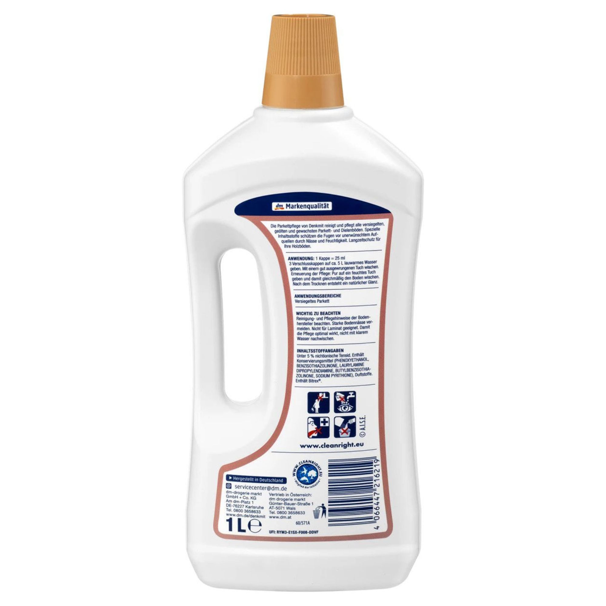 Nước Lau Sàn Gỗ Denkmit 1L - Giải Pháp Làm Sạch Và Bảo Vệ Toàn Diện