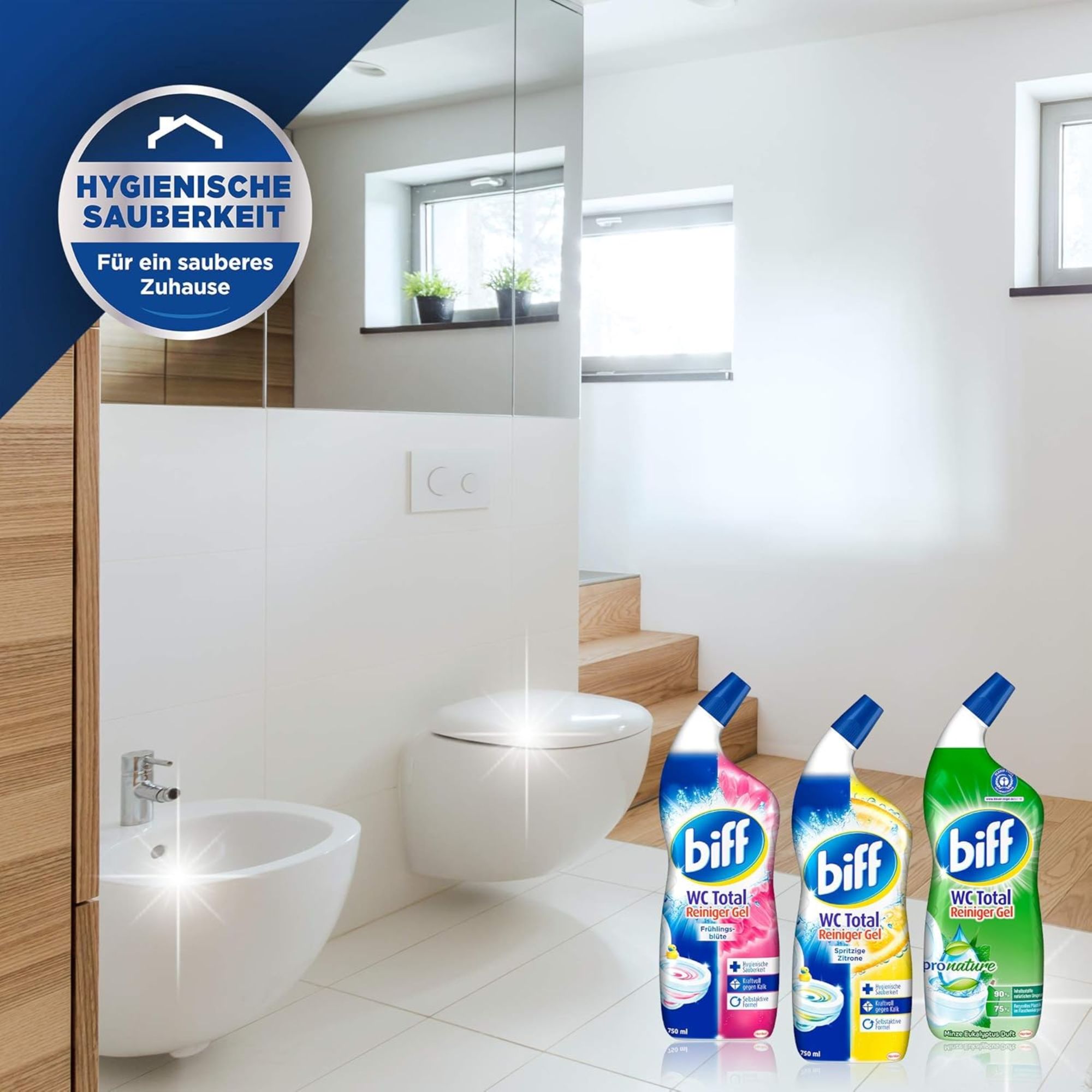 Nước Tẩy Bồn Cầu Biff WC Total 750ml - Giải Pháp Làm Sạch Toàn Diện Từ Đức