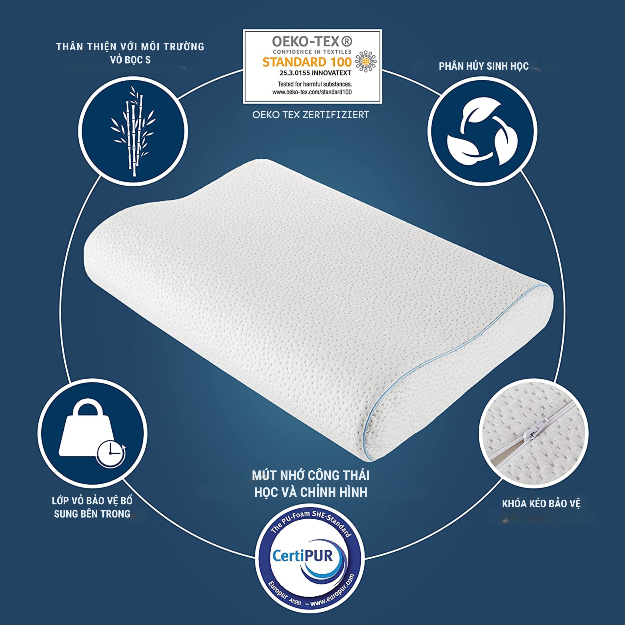 Gối Dreamzie - Giải Pháp Chăm Sóc Cổ Vai Gáy Tiêu Chuẩn Châu Âu