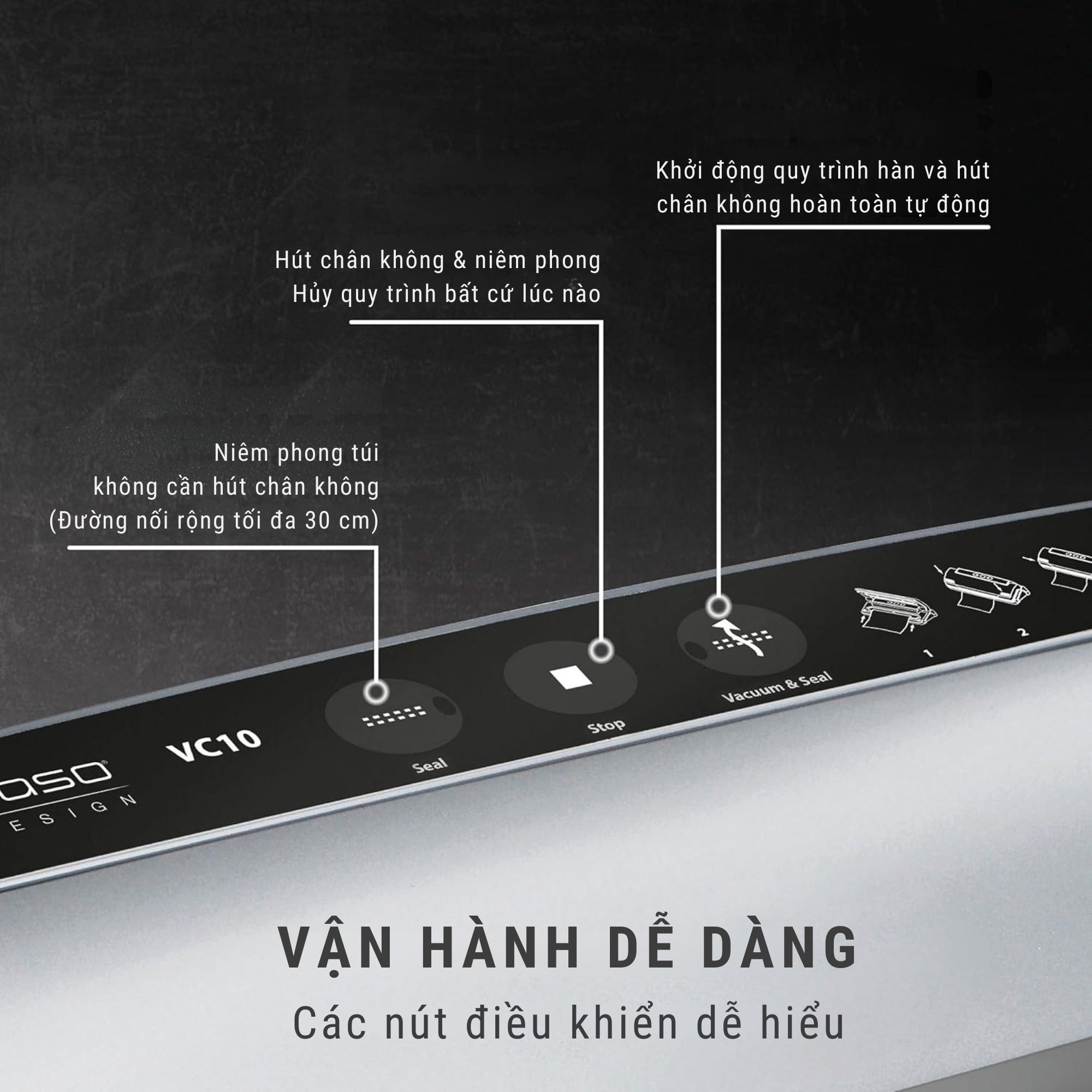 Máy Hút Chân Không CASO VC10 Model 2025 - Giải Pháp Bảo Quản Thực Phẩm Chuẩn Đức