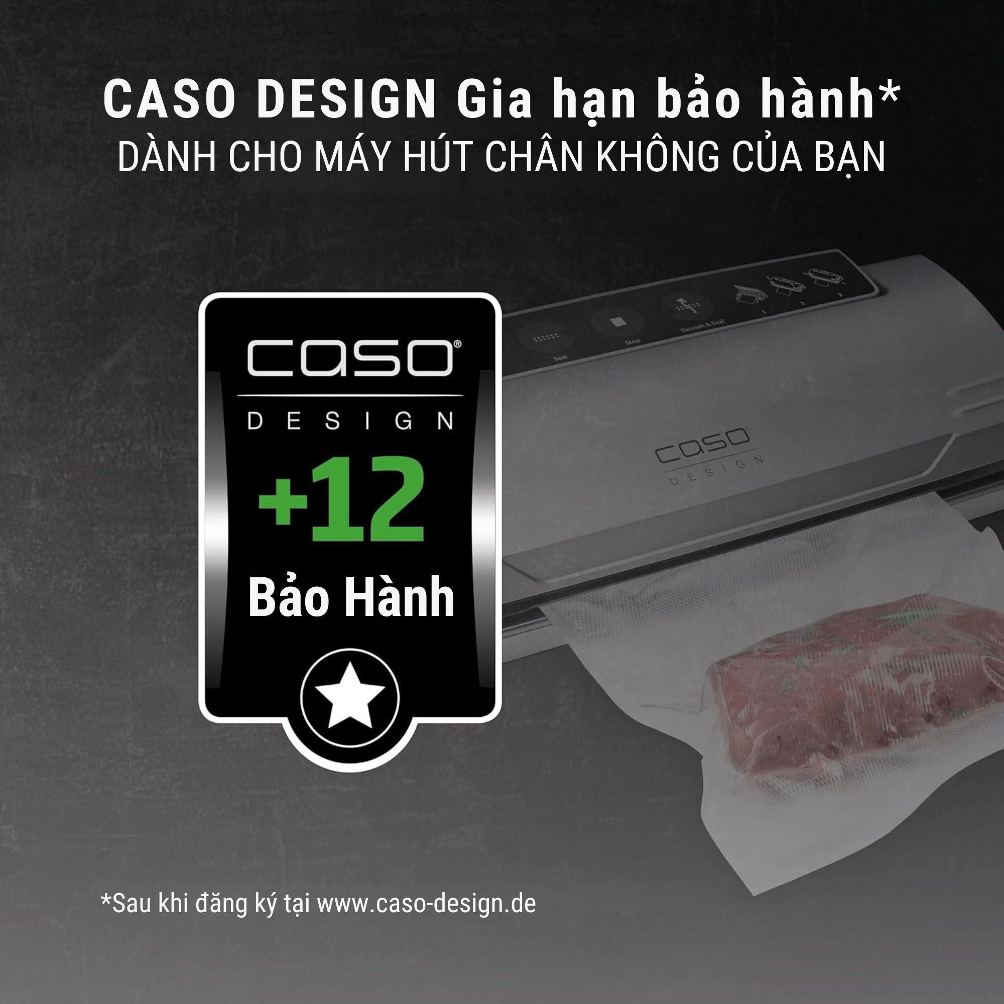 Máy Hút Chân Không CASO VC10 Model 2025 - Giải Pháp Bảo Quản Thực Phẩm Chuẩn Đức