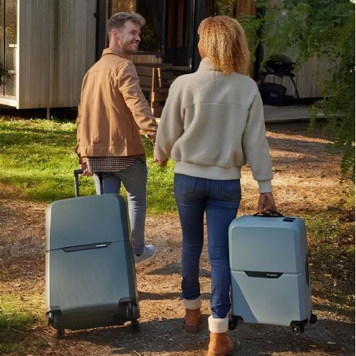 Vali Kéo Samsonite Magnum ECO Size S Khóa Ngàm - Chuẩn Mực Bền Vững Từ Châu Âu